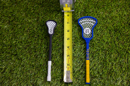Mini Lacrosse Decorative Stick Black Stick/ White Basket