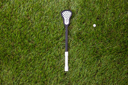 Mini Lacrosse Decorative Stick Black Stick/ White Basket